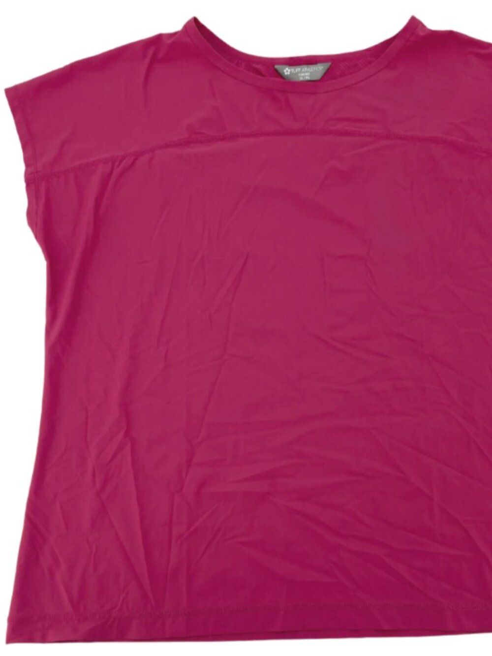 Tuff Athletics Pink Short Sleeve Activewear Workout Top